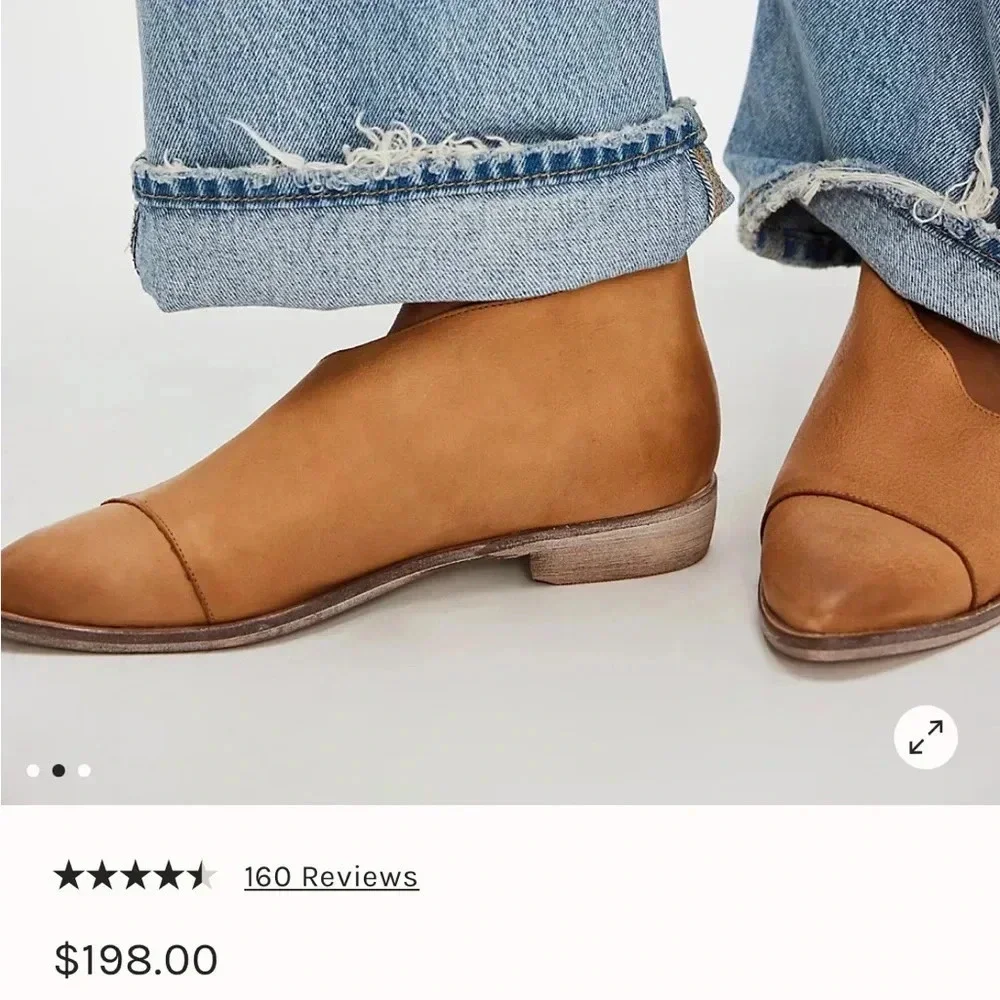 Free People Brown Suede Flats size 39
